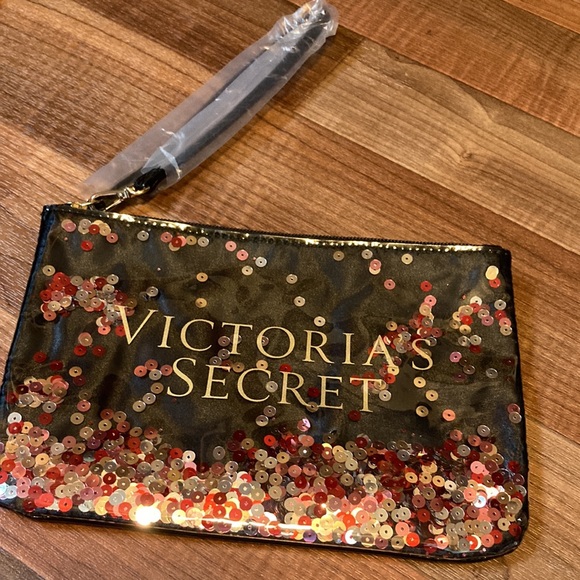 Victoria secret wristlet / makeup bag NWOT - Picture 2 of 6